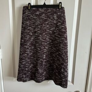 And Taylor factory pencil tweed, burgundy skirt, size XL